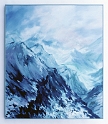 Chamonix, 42x36 inches, oil on canvas, 2004