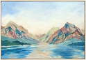 Lake McDonald, Glacier 30x44 inches, oil on canvas, 2000