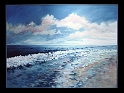 Pea Island Surf, 36x48, oil on canvas, 2000