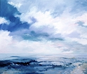 Summer Surf, 40x46 inches, oil on canvas, 2003