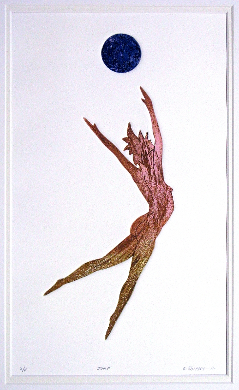 Jump, 14.5x8.5 inches, multi-plate viscosity etching, 2011.JPG