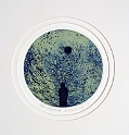 Cosmos, 3.75 in, viscosity etching, 2014