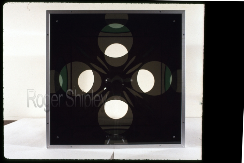 PP34, side view, 14x14 in,  plexiglass, mirror aluminum, 1973.jpg