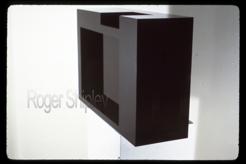 PP45, 3qtr view3, 24x8x16 inches, plexiglass, wood frame, 1979.jpg