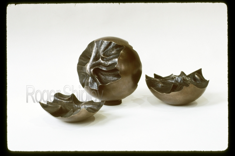 PP59, 3pcs, cast bronze, walnut base, 1986.jpg