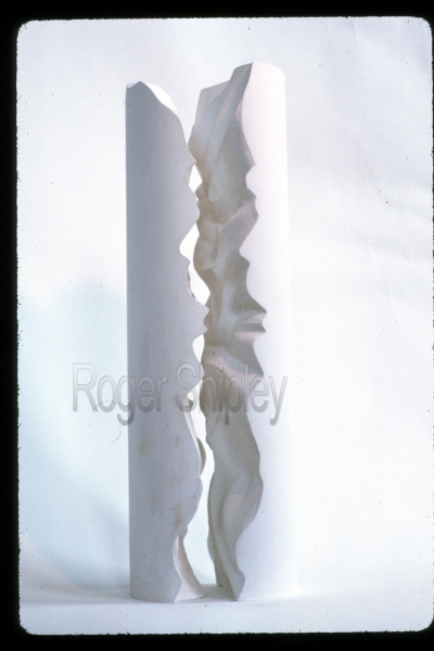 PP64 variation 1,  8x6x24 inches, cast marble, 1987.jpg
