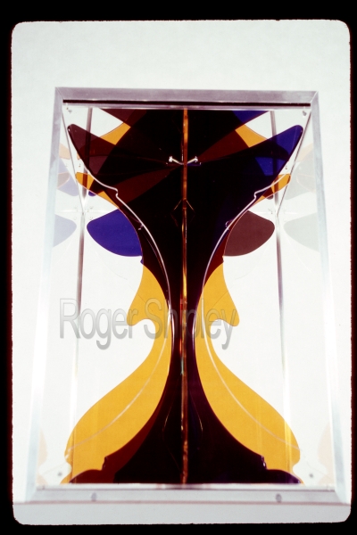 PP69, side view, 9.5x14.5 inches, plexiglass, mirror, aluminum, 1989.jpg