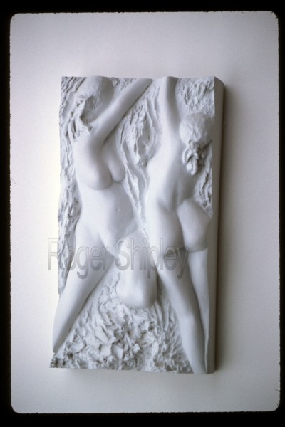 PP76, Summer Frolic 2, 5x2.5x9 inches, cast marble 1994.jpg