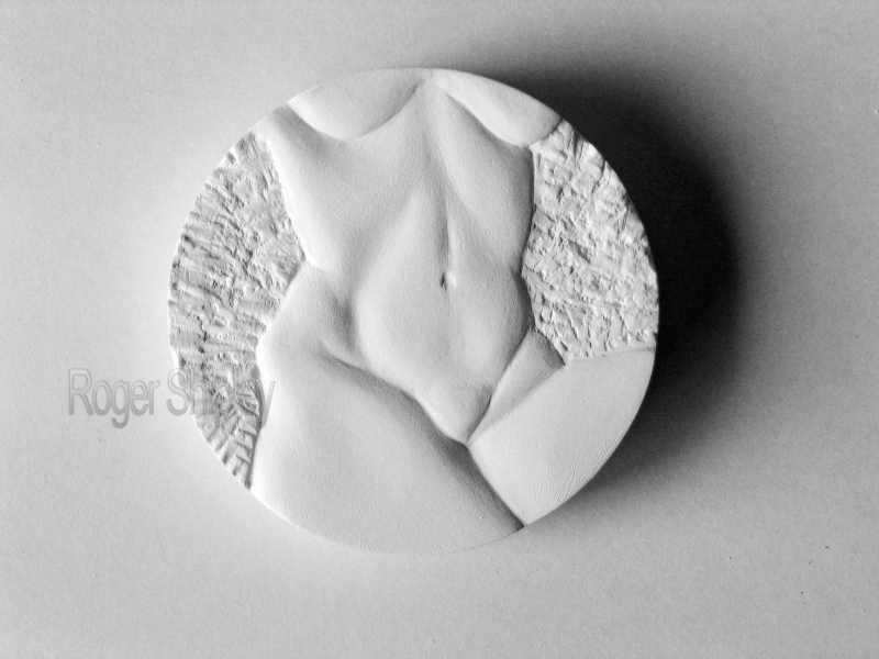 PP86, Summer Frolic 12, 3 inches dia., cast marble, 2007.jpg