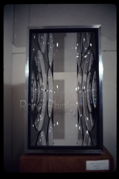 PP9, side view, 37x12x20 in, plexiglass, mirror, aluminum, 1967.jpg