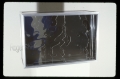 PP44, 3qtr view, 19x8x13 inches, plexiglass, mirror, aluminum, 1978