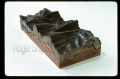 PP57, 3 qtr view, 18x8x4 inches, cast bronze and black cherry wood, 1985