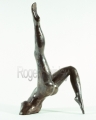PP75, Diving Figure, 9x6x13 in, cast bronze, 1992