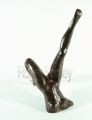 PP75, Diving Figure2, 9x6x13 in, cast bronze, 1992