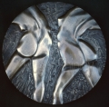 PP78, Summer Frolic 4, 10x1.5 inches, cast bronze, 1996