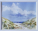 Seaside Dunes 2, 9x11 inches, watercolor, 2008