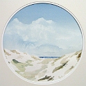 Summer Dunes 3, 10.25 inches, watercolor, 2011
